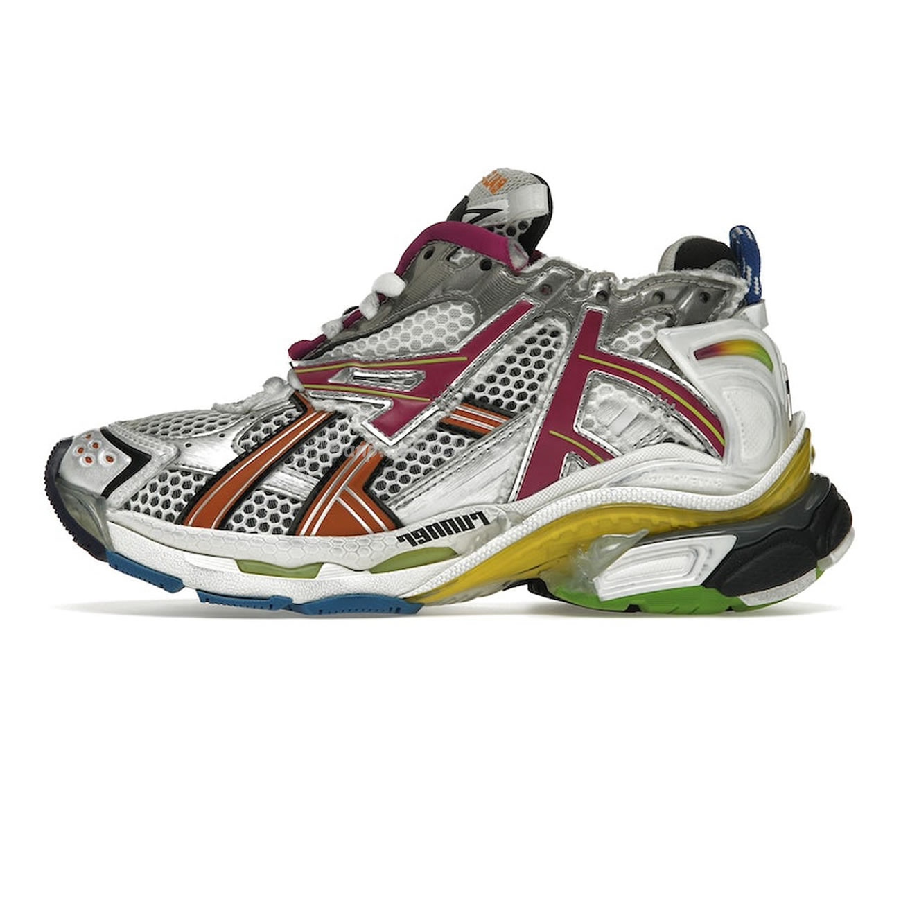 Balenciaga Runner White Grey Silver Black Blue Multicolor Burgundy (8) - newkick.vip